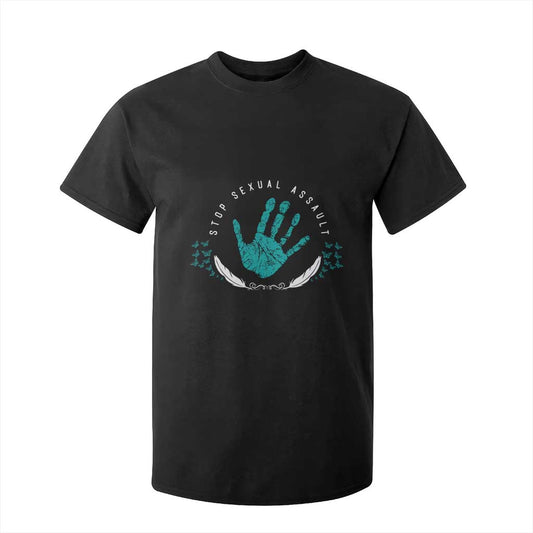 Stop Sexual Assault Support Survivors T Shirt For Kid