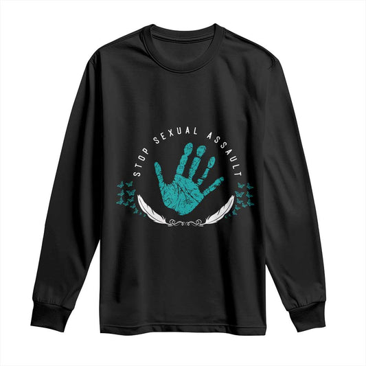 Stop Sexual Assault Support Survivors Long Sleeve Shirt