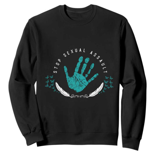 Stop Sexual Assault Support Survivors Sweatshirt
