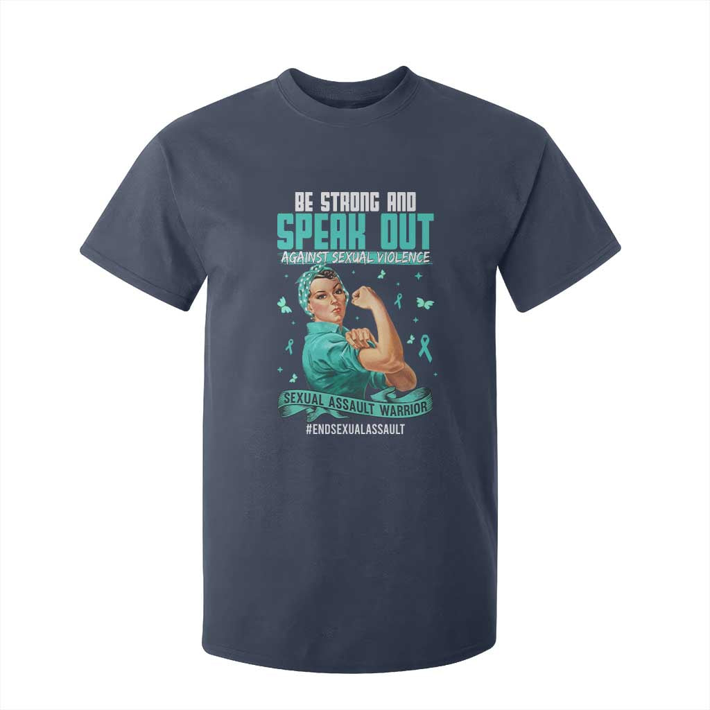 Sexual Assault Prevention Support T Shirt For Kid Be Strong And Speak Out Against Sexual Violence