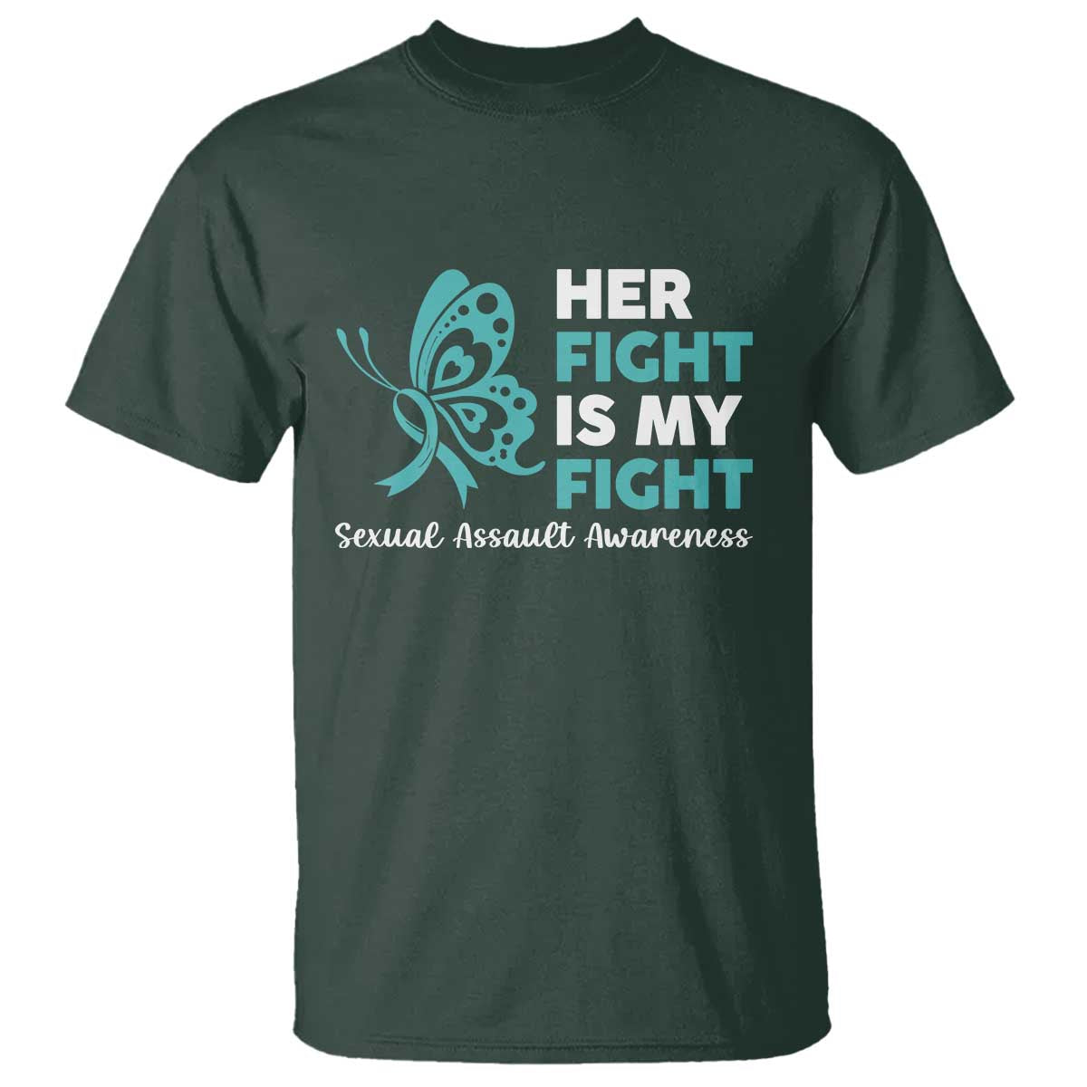 Sexual Assault Prevention Support T Shirt Her Fight is My Fight