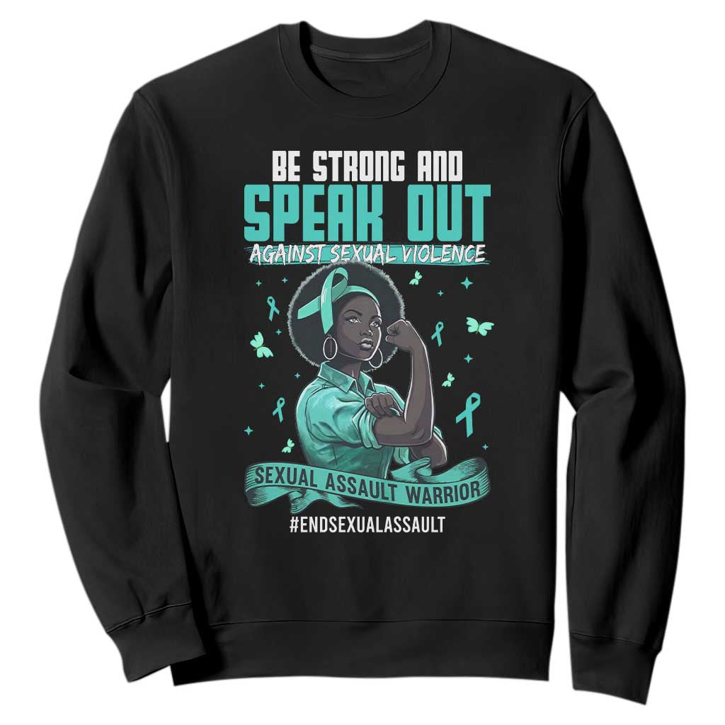 Sexual Assault Prevention Support Sweatshirt Protect African Women Stop Sexual Abuse