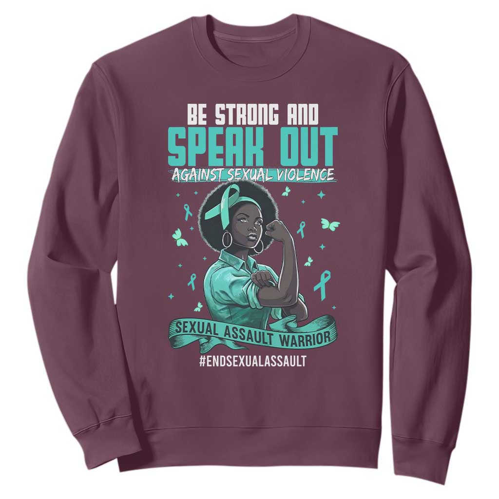 Sexual Assault Prevention Support Sweatshirt Protect African Women Stop Sexual Abuse