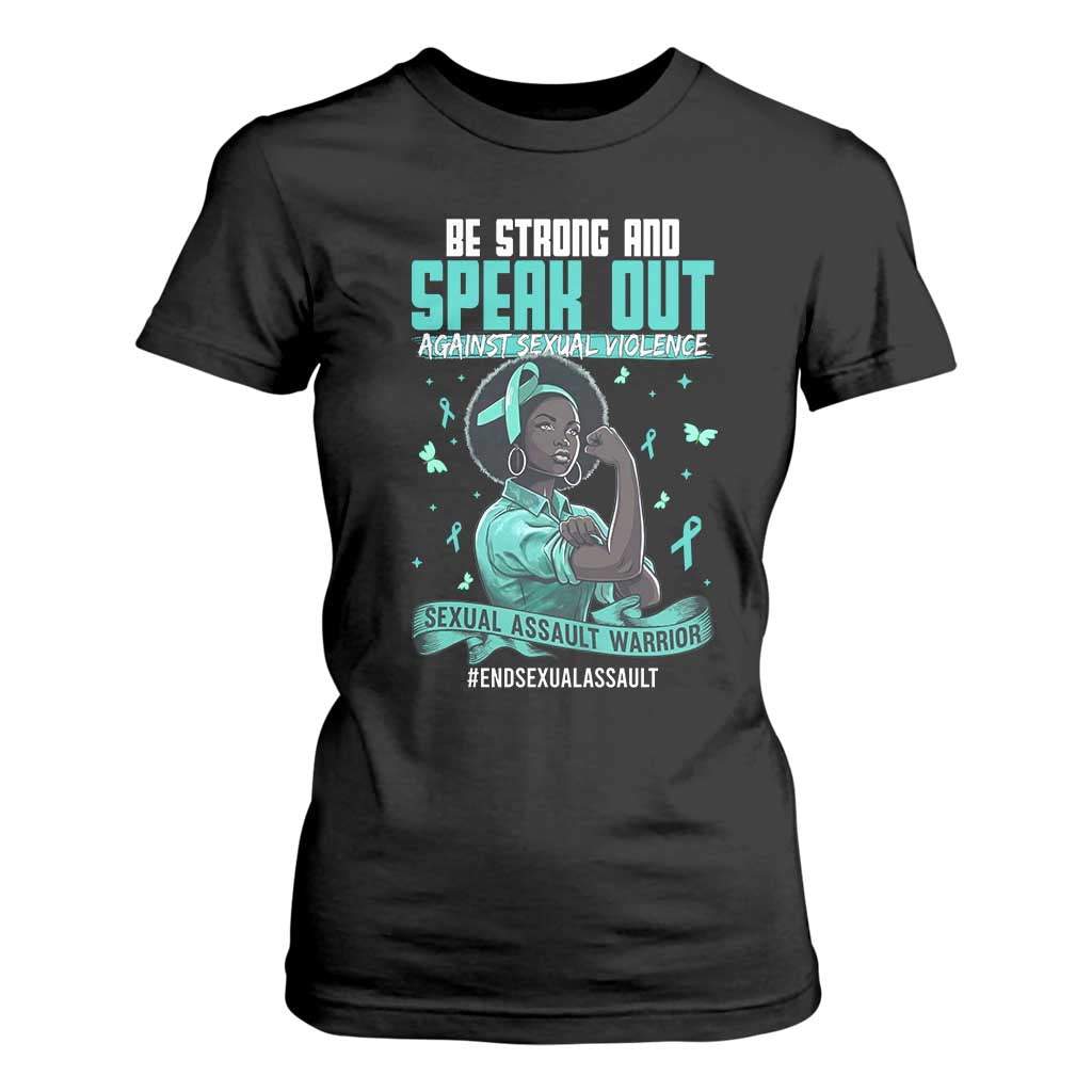 Sexual Assault Prevention Support T Shirt For Women Protect African Women Stop Sexual Abuse