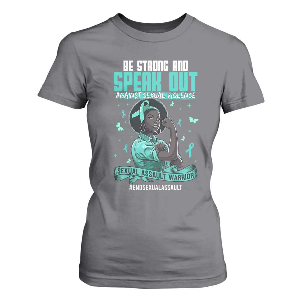 Sexual Assault Prevention Support T Shirt For Women Protect African Women Stop Sexual Abuse