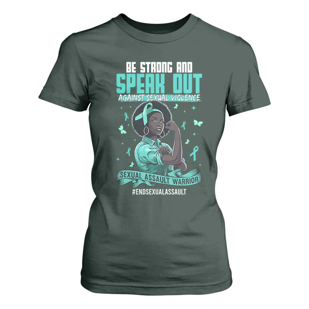Sexual Assault Prevention Support T Shirt For Women Protect African Women Stop Sexual Abuse