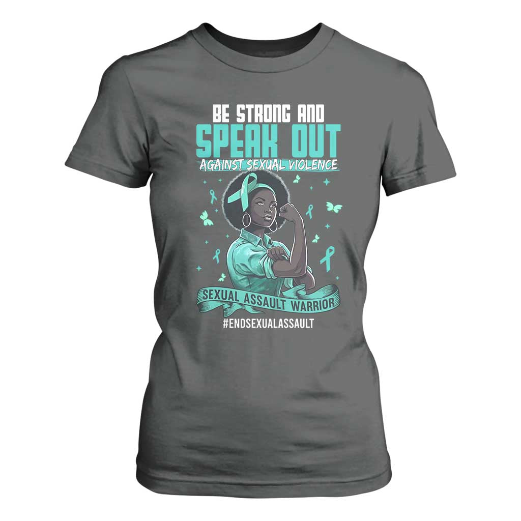 Sexual Assault Prevention Support T Shirt For Women Protect African Women Stop Sexual Abuse