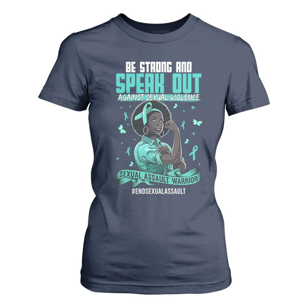 Sexual Assault Prevention Support T Shirt For Women Protect African Women Stop Sexual Abuse