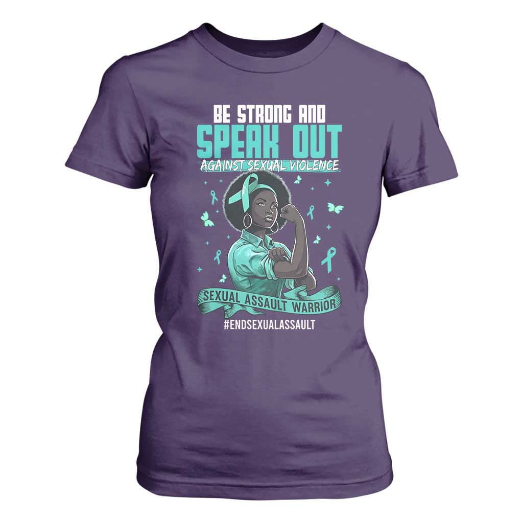 Sexual Assault Prevention Support T Shirt For Women Protect African Women Stop Sexual Abuse