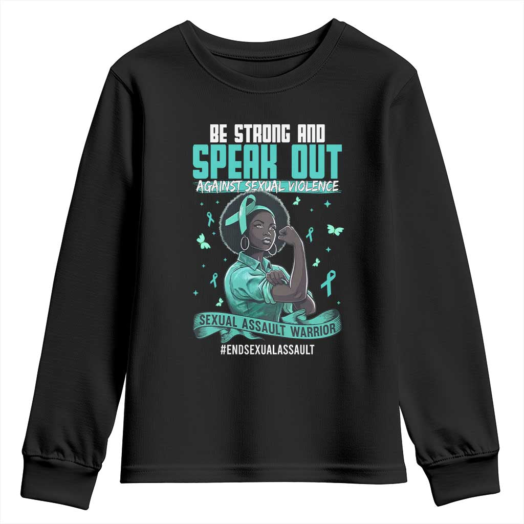 Sexual Assault Prevention Support Youth Sweatshirt Protect African Women Stop Sexual Abuse
