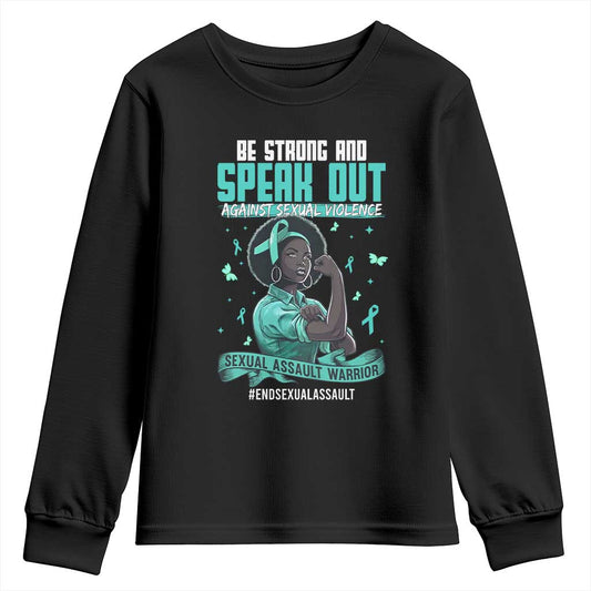 Sexual Assault Prevention Support Youth Sweatshirt Protect African Women Stop Sexual Abuse