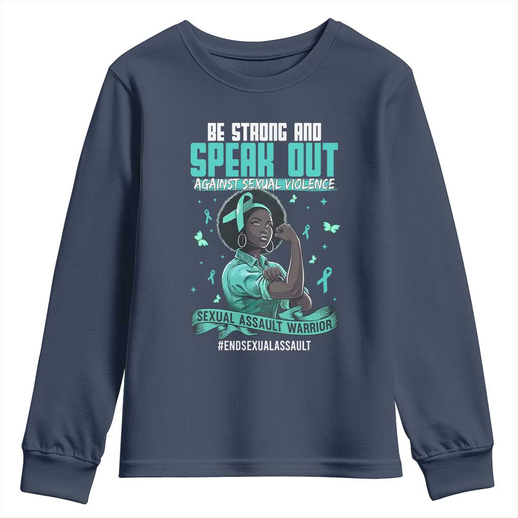 Sexual Assault Prevention Support Youth Sweatshirt Protect African Women Stop Sexual Abuse