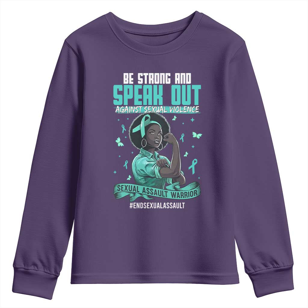Sexual Assault Prevention Support Youth Sweatshirt Protect African Women Stop Sexual Abuse