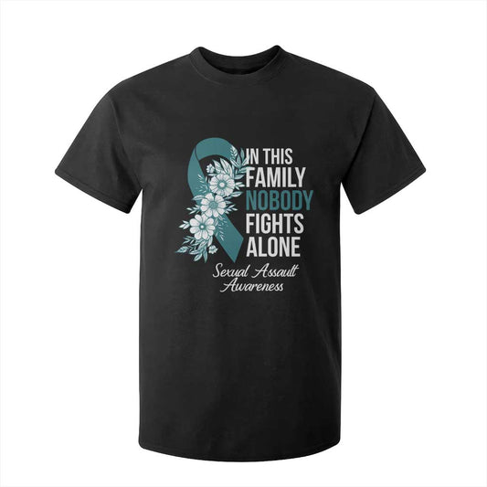 Sexual Assault Prevention Support T Shirt For Kid In This Family Nobody Fights Alone