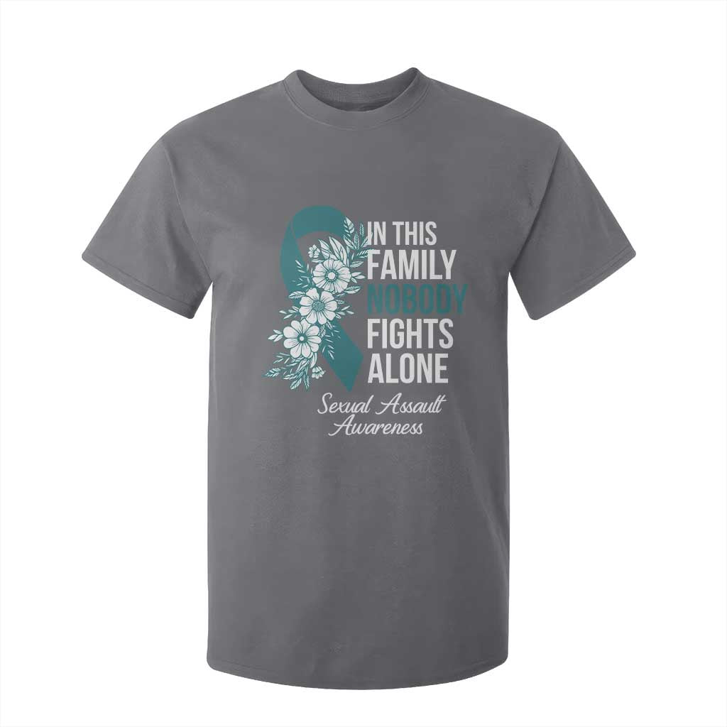 Sexual Assault Prevention Support T Shirt For Kid In This Family Nobody Fights Alone