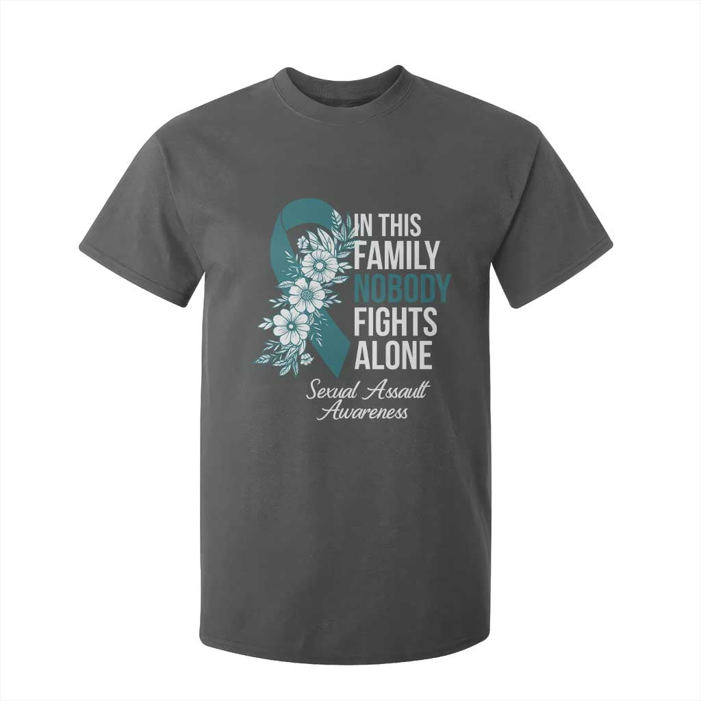 Sexual Assault Prevention Support T Shirt For Kid In This Family Nobody Fights Alone
