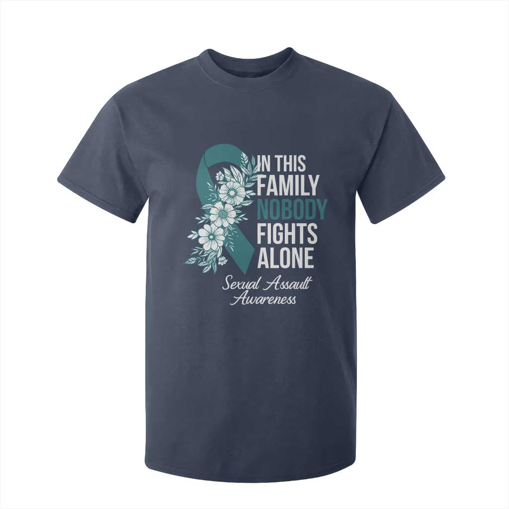 Sexual Assault Prevention Support T Shirt For Kid In This Family Nobody Fights Alone