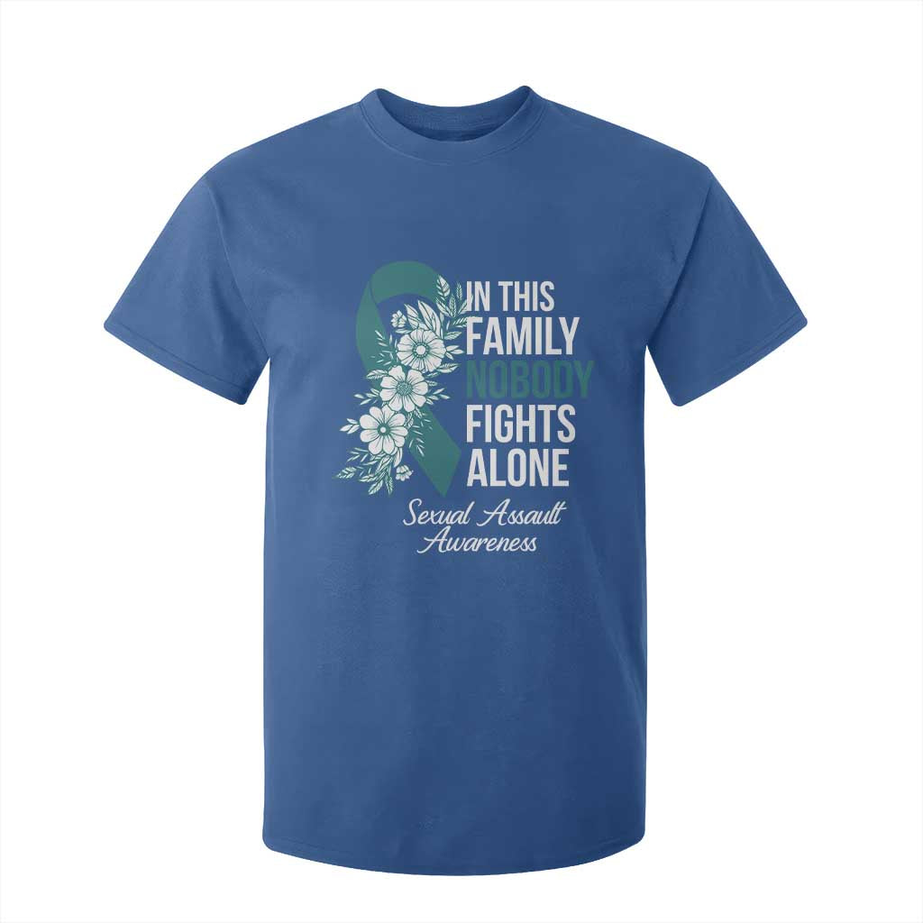 Sexual Assault Prevention Support T Shirt For Kid In This Family Nobody Fights Alone