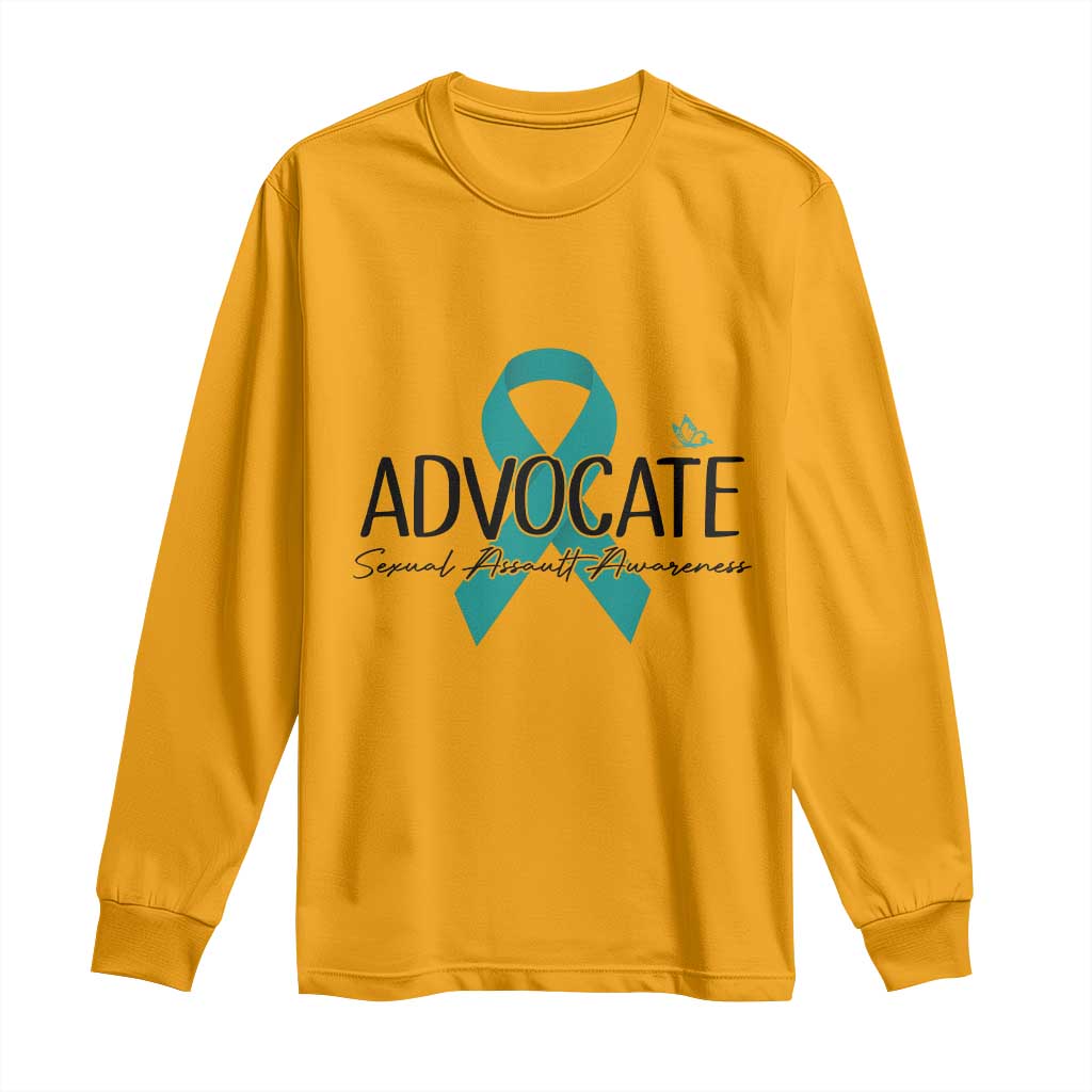 Sexual Assault Prevention Support Long Sleeve Shirt