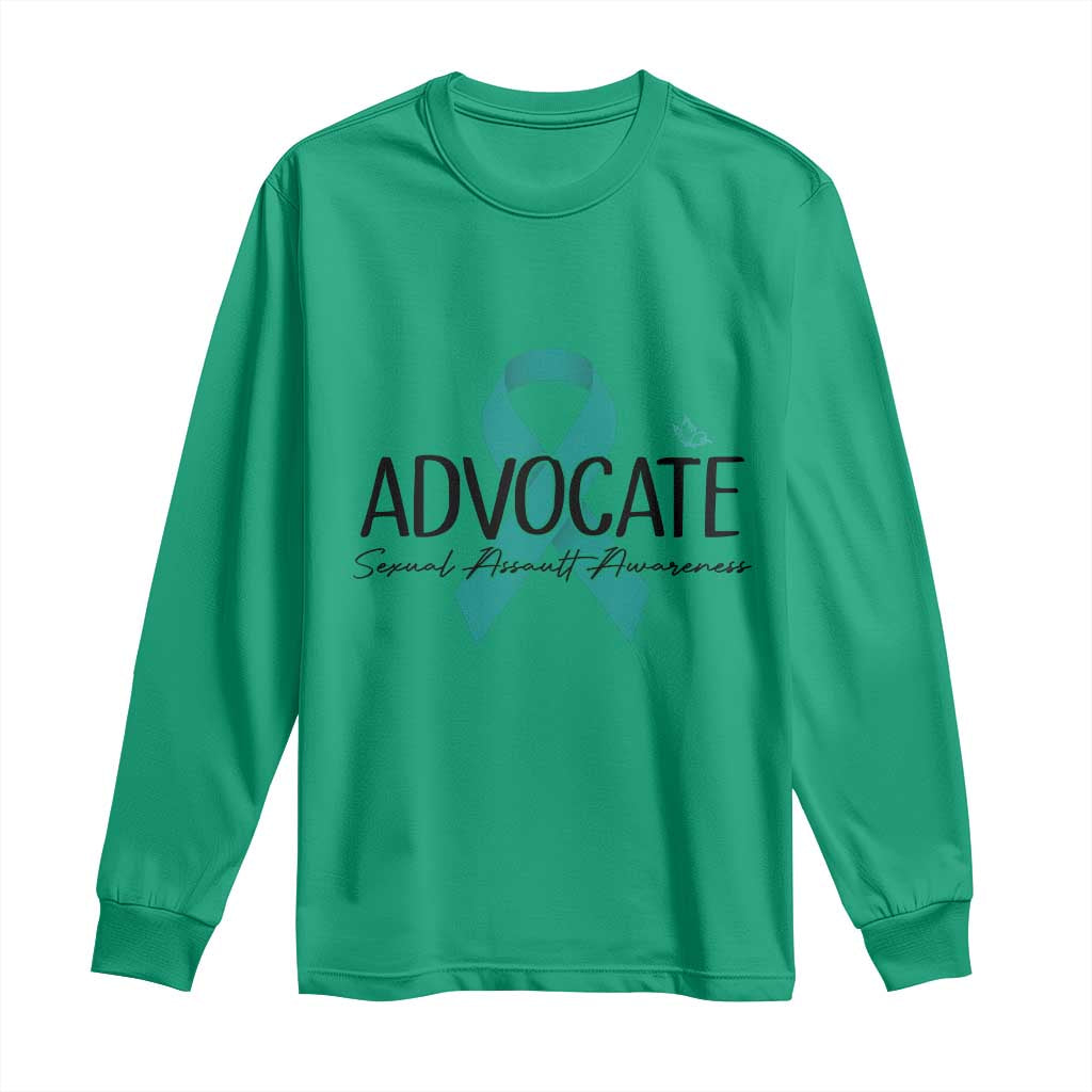 Sexual Assault Prevention Support Long Sleeve Shirt