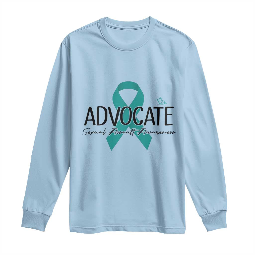 Sexual Assault Prevention Support Long Sleeve Shirt