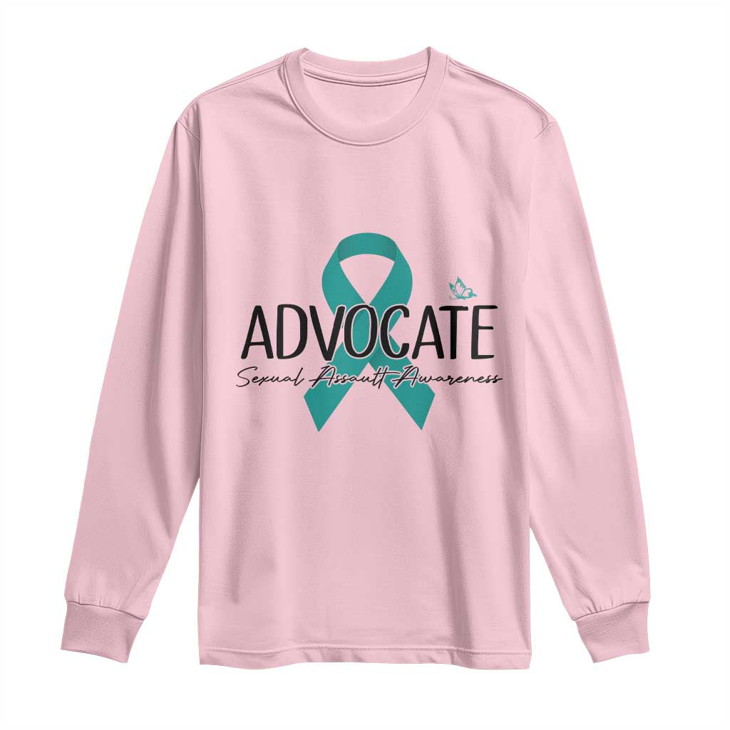 Sexual Assault Prevention Support Long Sleeve Shirt