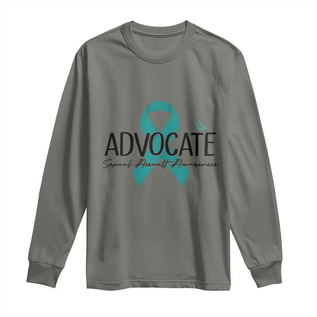 Sexual Assault Prevention Support Long Sleeve Shirt