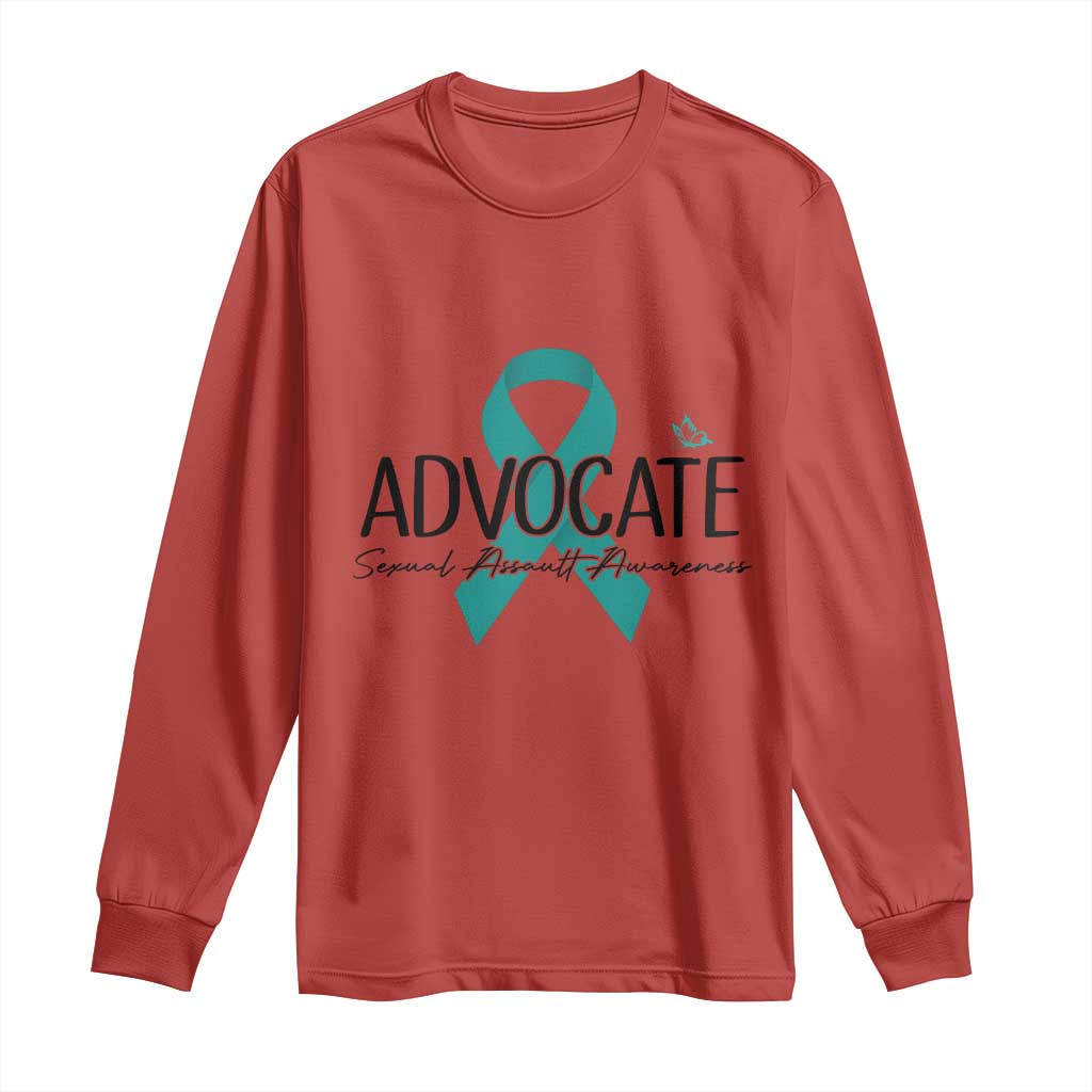 Sexual Assault Prevention Support Long Sleeve Shirt