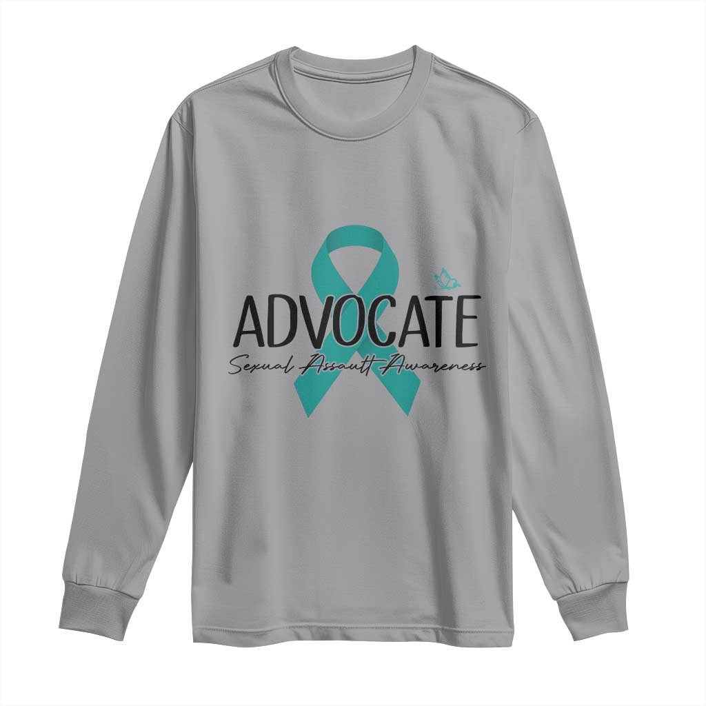 Sexual Assault Prevention Support Long Sleeve Shirt