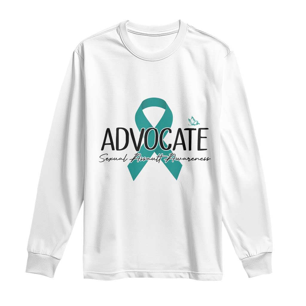 Sexual Assault Prevention Support Long Sleeve Shirt
