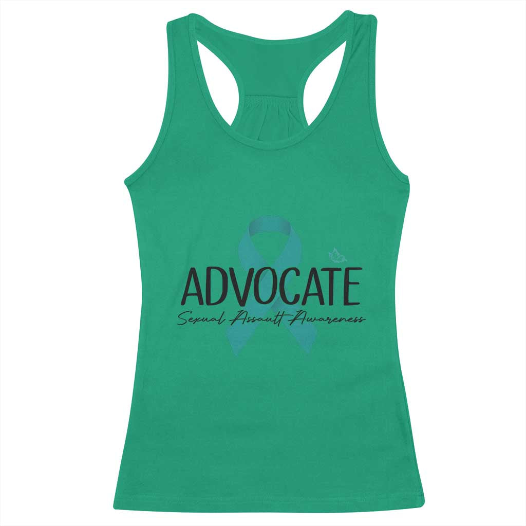 Sexual Assault Prevention Support Racerback Tank Top