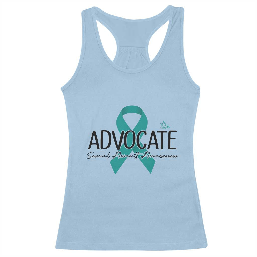 Sexual Assault Prevention Support Racerback Tank Top