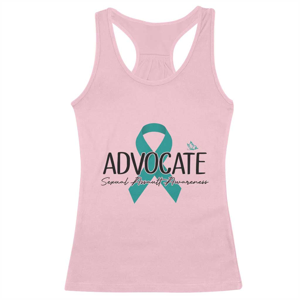 Sexual Assault Prevention Support Racerback Tank Top