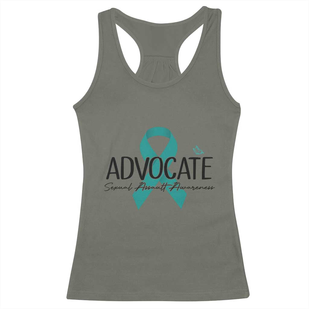 Sexual Assault Prevention Support Racerback Tank Top