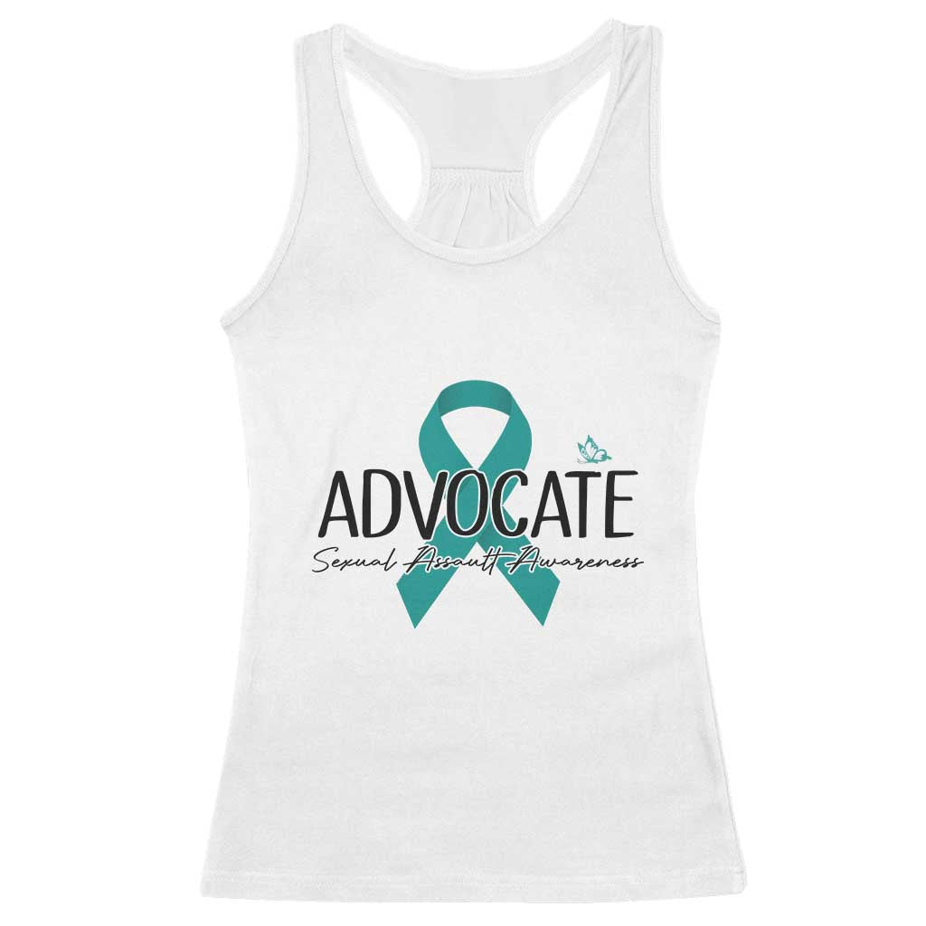Sexual Assault Prevention Support Racerback Tank Top