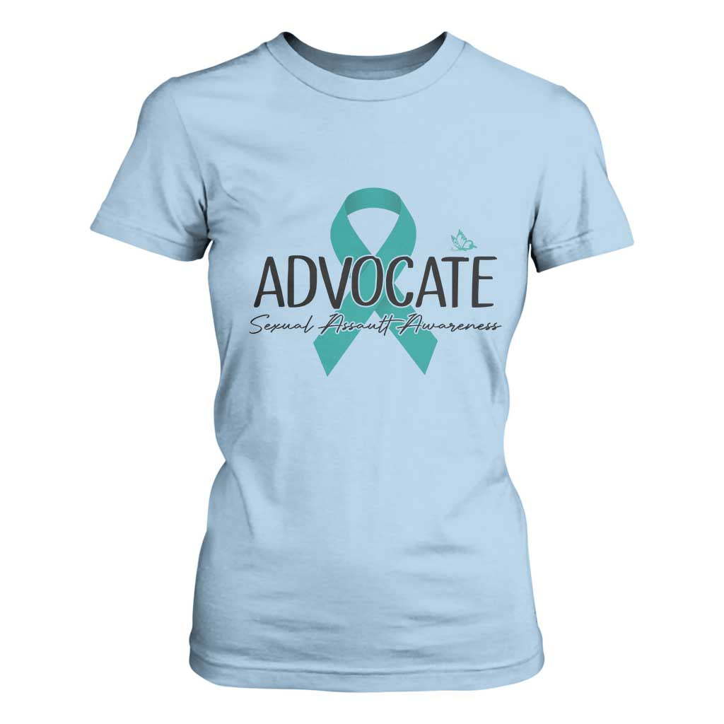 Sexual Assault Prevention Support T Shirt For Women