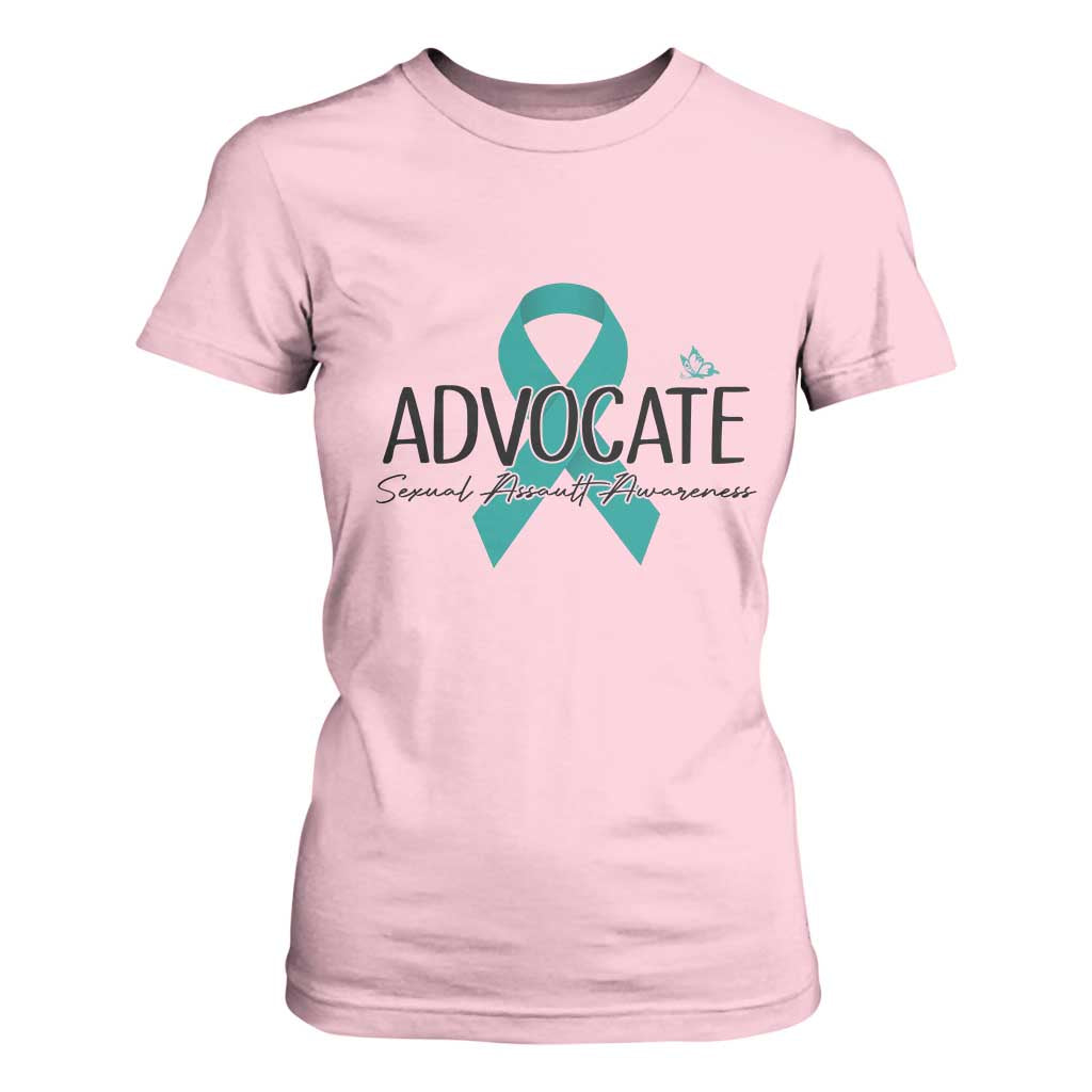 Sexual Assault Prevention Support T Shirt For Women