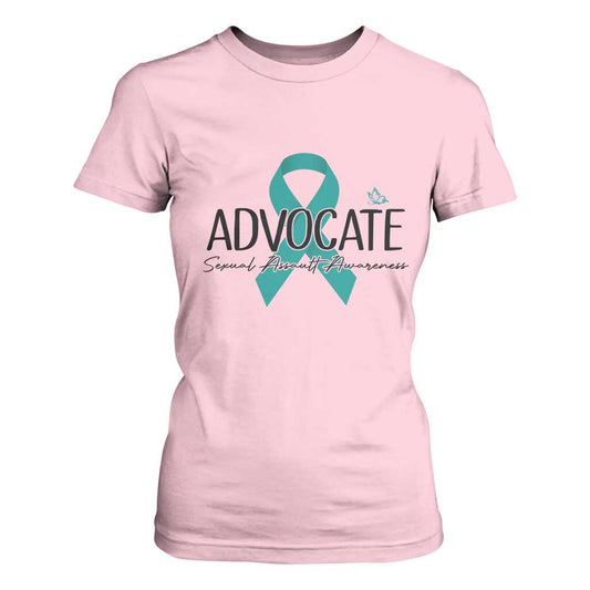 Sexual Assault Prevention Support T Shirt For Women