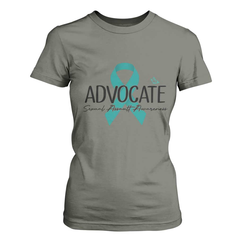 Sexual Assault Prevention Support T Shirt For Women