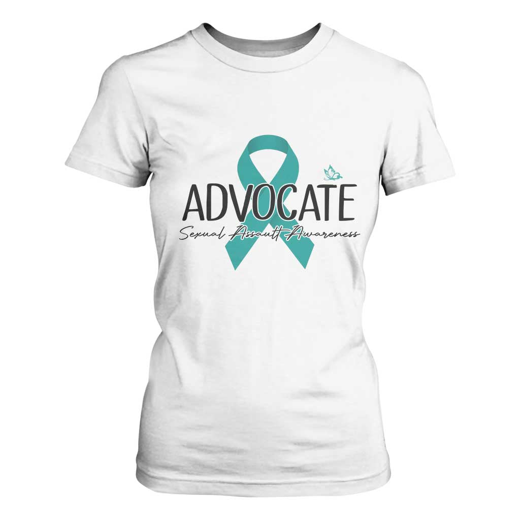 Sexual Assault Prevention Support T Shirt For Women