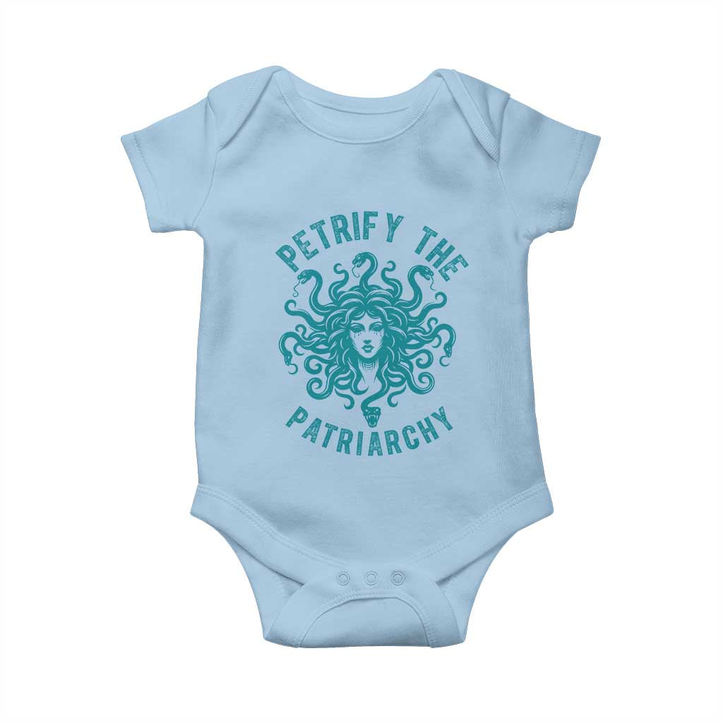 Sexual Assault Prevention Support Baby Onesie Petrify The Patriarchy Medusa Feminism