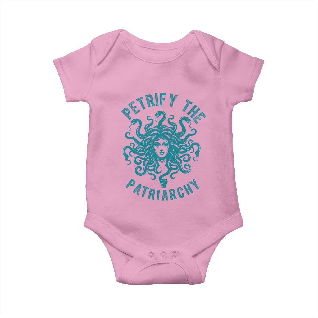 Sexual Assault Prevention Support Baby Onesie Petrify The Patriarchy Medusa Feminism