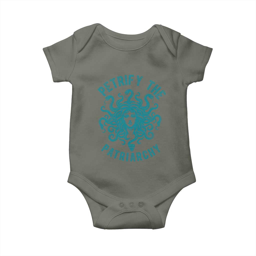 Sexual Assault Prevention Support Baby Onesie Petrify The Patriarchy Medusa Feminism