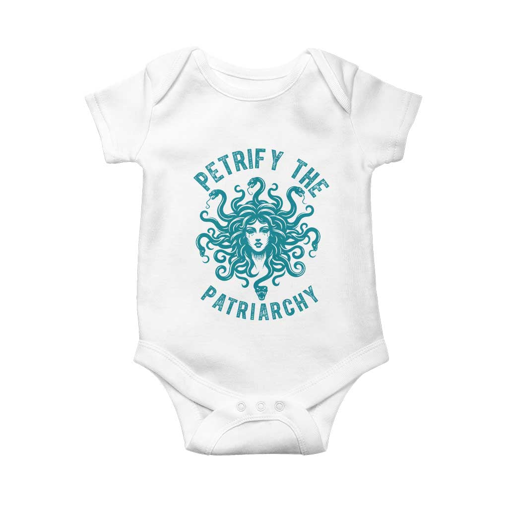 Sexual Assault Prevention Support Baby Onesie Petrify The Patriarchy Medusa Feminism
