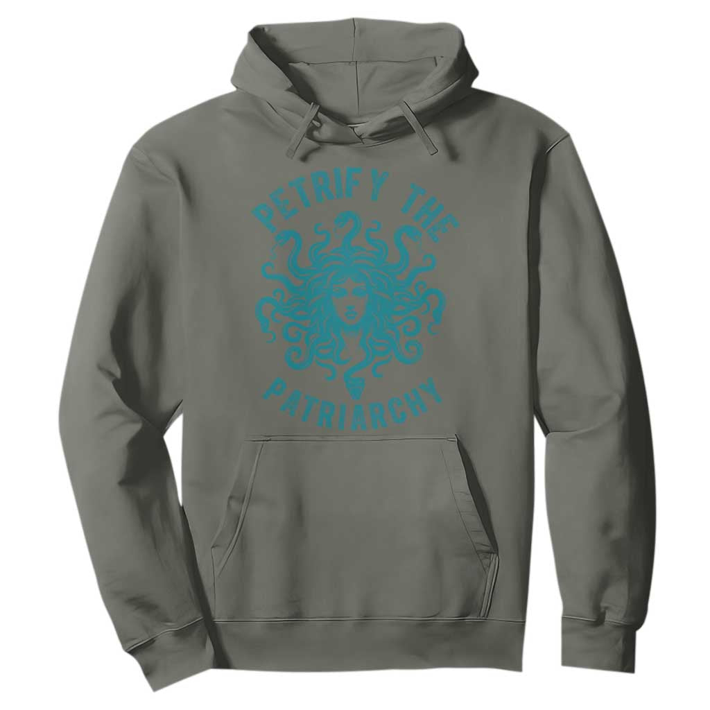 Sexual Assault Prevention Support Hoodie Petrify The Patriarchy Medusa Feminism