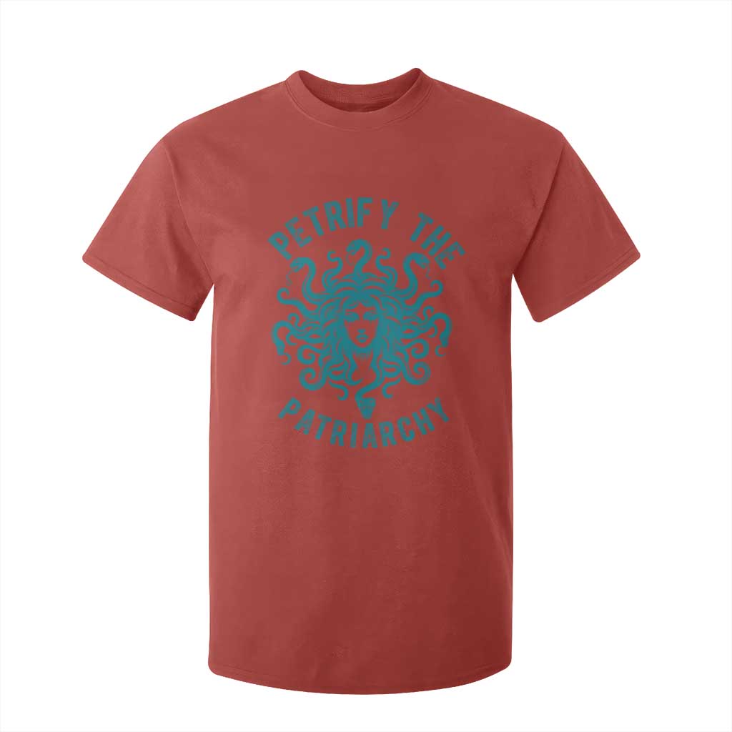 Sexual Assault Prevention Support T Shirt For Kid Petrify The Patriarchy Medusa Feminism