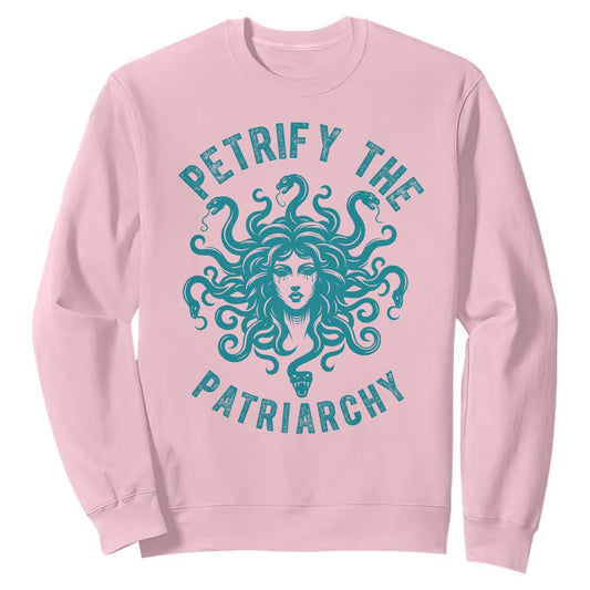 Sexual Assault Prevention Support Sweatshirt Petrify The Patriarchy Medusa Feminism