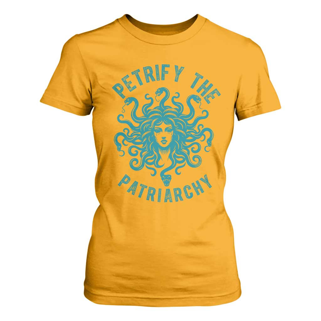 Sexual Assault Prevention Support T Shirt For Women Petrify The Patriarchy Medusa Feminism