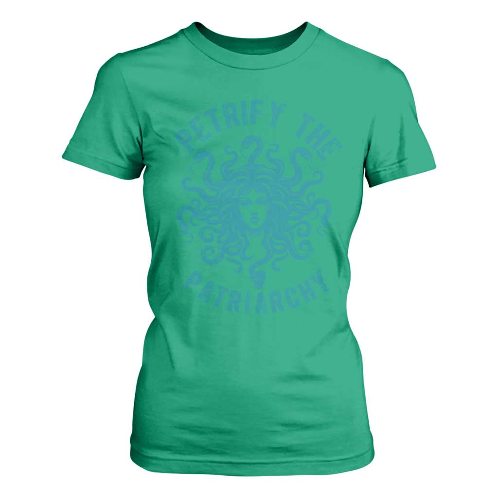 Sexual Assault Prevention Support T Shirt For Women Petrify The Patriarchy Medusa Feminism