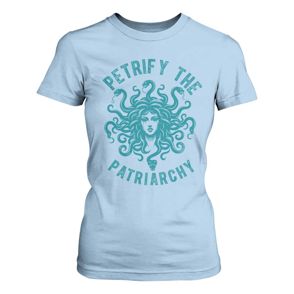 Sexual Assault Prevention Support T Shirt For Women Petrify The Patriarchy Medusa Feminism